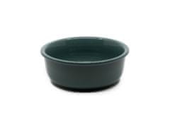 limaya keramická miska pre psy a mačky tmavo zelená s okrajom 15 cm