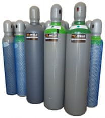 MDTools Plynová tlaková fľaša ARGÓN 4.8, 8 litrov, 200 Bar, 1,8m3, plná, závit W21,8, s viečkom