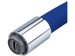BALLETTO Batéria umývadlová, stojančeková s flexibilným ramienkom, 35mm, modrá