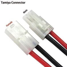 YUNIQUE GREEN-CLEAN 1 ks dekany T-konektory pre Tamiya konektor nabíjací adaptér kábel RC kábel do vozidla a Lipo batéria