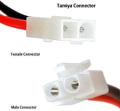 YUNIQUE GREEN-CLEAN 1 ks dekany T-konektory pre Tamiya konektor nabíjací adaptér kábel RC kábel do vozidla a Lipo batéria
