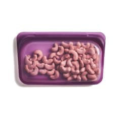 Stasher Silikónové vrecko na potraviny - Snack, 290 ml Farba: fialová, Pôvodná farba: súmrak, Materiál 1: platinový silikón