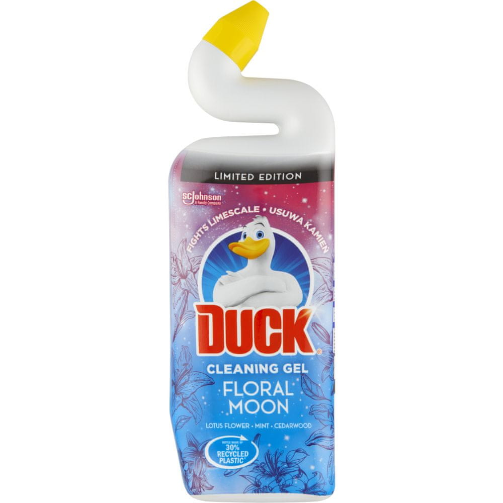 SC Johnson Duck 5v1 tekutý WC čistič Floral Moon 750 ml