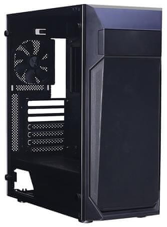 Zalman case miditower Z1 Plus, bez zdroja, ATX, 3x 120mm ventilátor, 1x USB 2.0, 2x USB 3.0, priehľadná bočnica, čierna