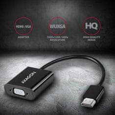 AXAGON RVH-VGAN, HDMI -> VGA redukcia/adapter, FullHD, audio výstup, micro USB napr. konektor