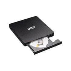 Acer Portable DVD Writer USB-C | Read: 24X/ DVD-ROM Read: 8X | Burn rýchlosť: CD-R: 24X CD-RW: 16X, DVD-R, 8X, DVD-RW 6X