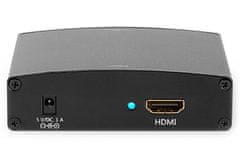 Nedis VCON3450AT - Prevodník HDMI na VGA | 1cestný - HDMI vstup | VGA + 2x RCA (L/R) Výstup
