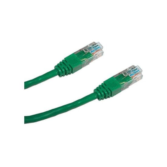 DATACOM patch cord UTP cat5e 0,25 M zelený