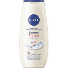 Nivea Sprchový gél Creme Protect ( Care Shower) (Objem 250 ml)