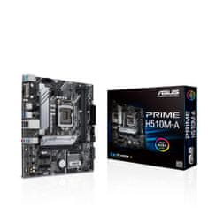 ASUS PRIME H510-A, 1200, Intel H510, 2xDDR4, mATX