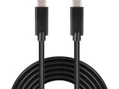 PremiumCord kábel USB-C (USB 3.2 generation 2x2, 3A, 20Gbit/s) 1m