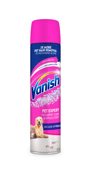 Vanish Pet Expert čistiaca pena na koberce a čalúnenie 600 ml