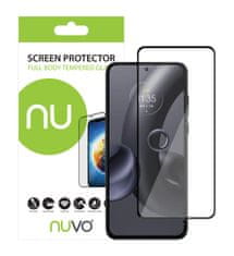Nuvo ochranné sklo na displej pre Motorola Edge 30 Neo 5G čierny rám
