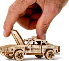 Wooden city 3D puzzle Superfast Police Car