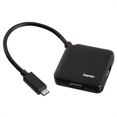 HAMA USB-C 3.1 húb 1:4, čierny NAHRADA 200112