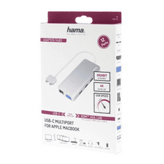 HAMA USB-C húb Connect2Mac, multiport, pre Apple MacBook Air a Pro