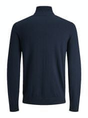 Jack&Jones Pánsky sveter Regular Fit JJEEMIL 12157417 Navy Blazer (Veľkosť L)