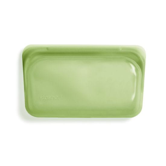 Stasher Silikónové vrecko na potraviny - Snack, 290 ml Farba: zelená, Pôvodná farba: Dúhovo zelená, materiál 1: platinový silikón