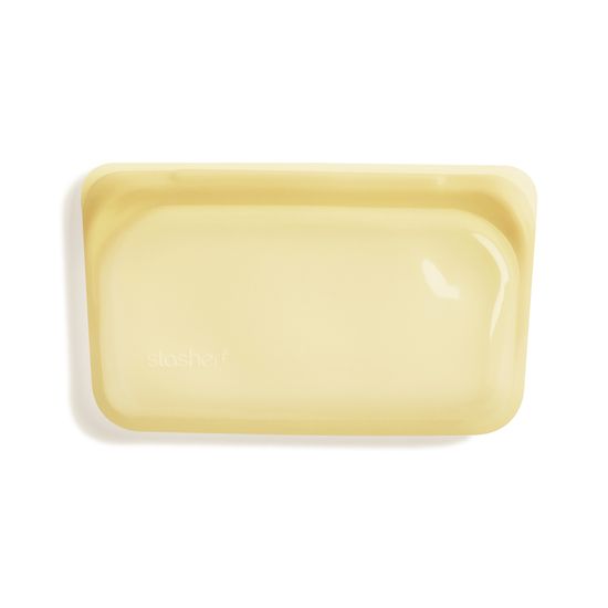 Stasher Silikónové vrecko na potraviny - Snack, 290 ml Farba: žltá, Pôvodná farba: Dúhovo žltá, materiál 1: platinový silikón