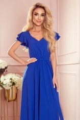 Numoco Dámske spoločenské šaty Lidia kráľovsky modrá M