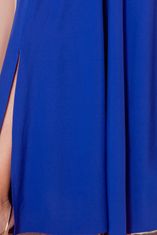 Numoco Dámske spoločenské šaty Lidia kráľovsky modrá M