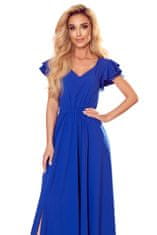 Numoco Dámske spoločenské šaty Lidia kráľovsky modrá XXL
