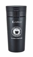EliteHoff Termohrnček na kávu 350 ml s filtrom Elitehoff Black