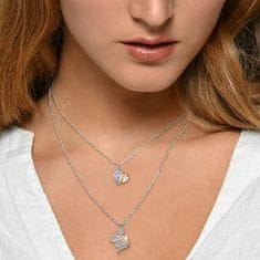 Engelsrufer Nádherný strieborný bicolor náhrdelník s anjelikom ERN-ANGEL-HWBIR (retiazka, prívesok)