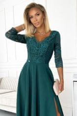 Numoco Dámske spoločenské šaty Amber zelená L