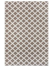 NORTHRUGS Kusový koberec Twin-Wendeteppiche 105465 Linen – na von aj na doma 80x150