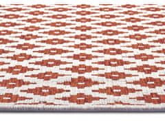 NORTHRUGS Kusový koberec Twin-Wendeteppiche 105464 Cayenne – na von aj na doma 80x150