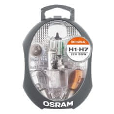 Osram OSRAM H1 H7 sada náhradných autožiaroviek Minibox Original CLK H1/H7