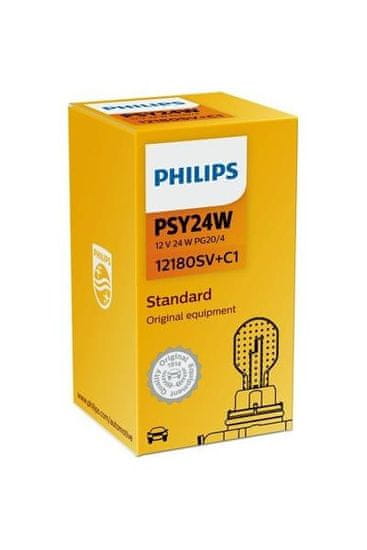 Philips Philips PSY24WSV plus 12V 24W PG20/4 Silver Vision Plus 1ks 12180SV plus C1
