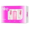 Nike Ultra Pink Woman – EDT 100 ml + sprchový gél 75 ml + telové mlieko 75 ml