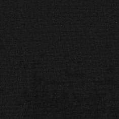 shumee Posteľný rám boxspring s matracom čierny 180x200 cm látka