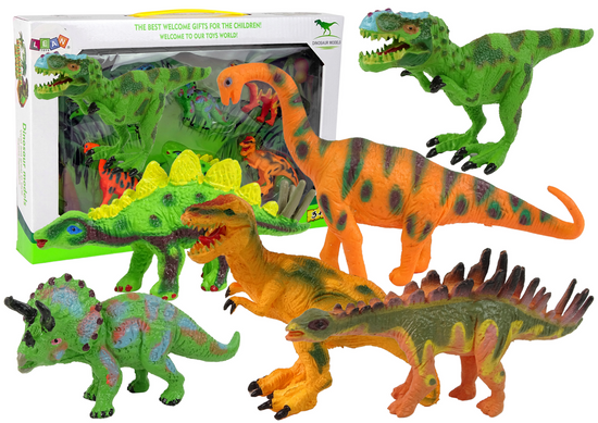 shumee Sada modelov figúrok dinosaurov 6 kusov príslušenstva