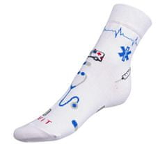 Ponožky Zdravotníctvo - 43-46 - biela