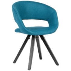 Bruxxi Jedálenská stolička Melany, textil, modrá