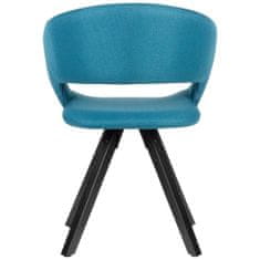 Bruxxi Jedálenská stolička Melany, textil, modrá