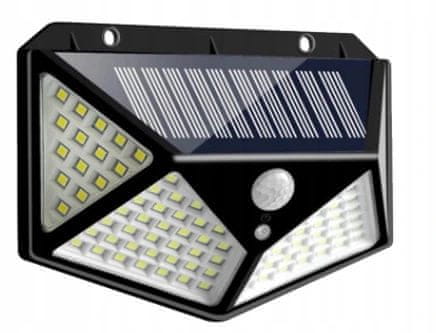Milio LED solárna lampa 70+30 SMD so senzorom