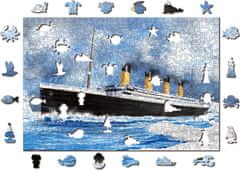 Drevené puzzle Titanic 2v1, 505 dielikov EKO