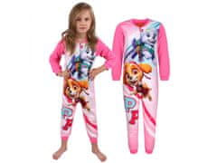 Paw Patrol Paw Patrol Jednodielne pyžamo/kombinéza pre dievčatá, fleece, ružové, Skye, Everest OEKO-TEX 2-3 let 92-98 cm