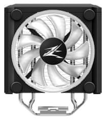 Zalman chladič CPU CNPS16X Black / 120 mm ventilátor / 4 heatpipe / RGB / PWM / 165 mm výška / čierny