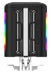Zalman chladič CPU CNPS16X Black / 120 mm ventilátor / 4 heatpipe / RGB / PWM / 165 mm výška / čierny