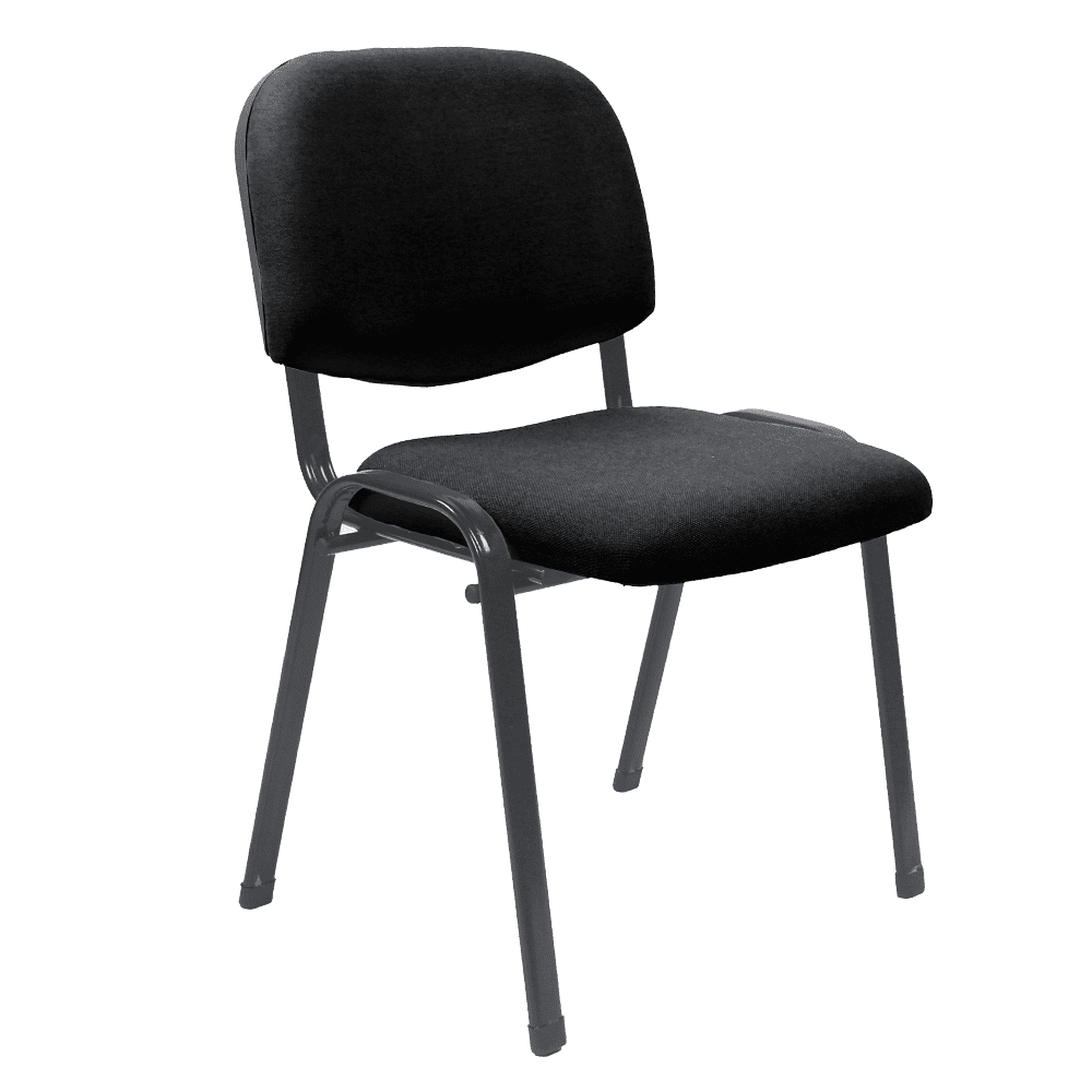 KONDELA Kancelárska stolička, čierna, ISO 2 NEW