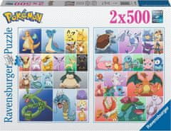 RAVENSBURGER Puzzle Pokémon 2x500 dielikov