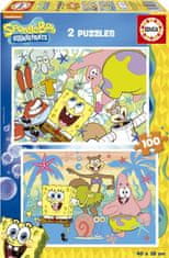 EDUCA Puzzle Sponge Bob 2x100 dielikov