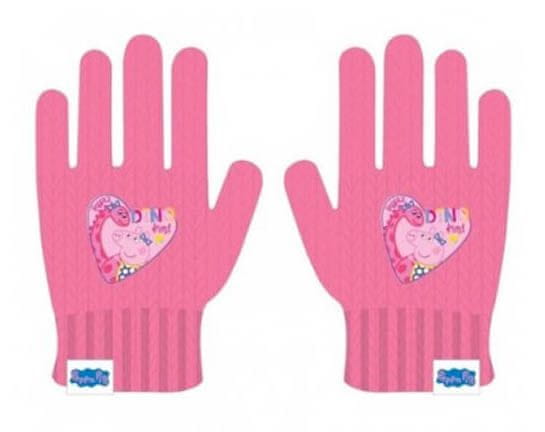United Dětské rukavice Prasiatko Peppa Barva: SVĚTLE RŮŽOVÁ