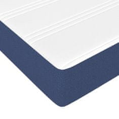 Petromila vidaXL Boxspring posteľ s matracom modrá 200x200 cm látka