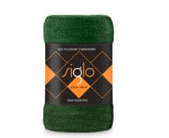 FARO Deka mikroplyš super soft fľašovo zelená Polyester, 220/200 cm